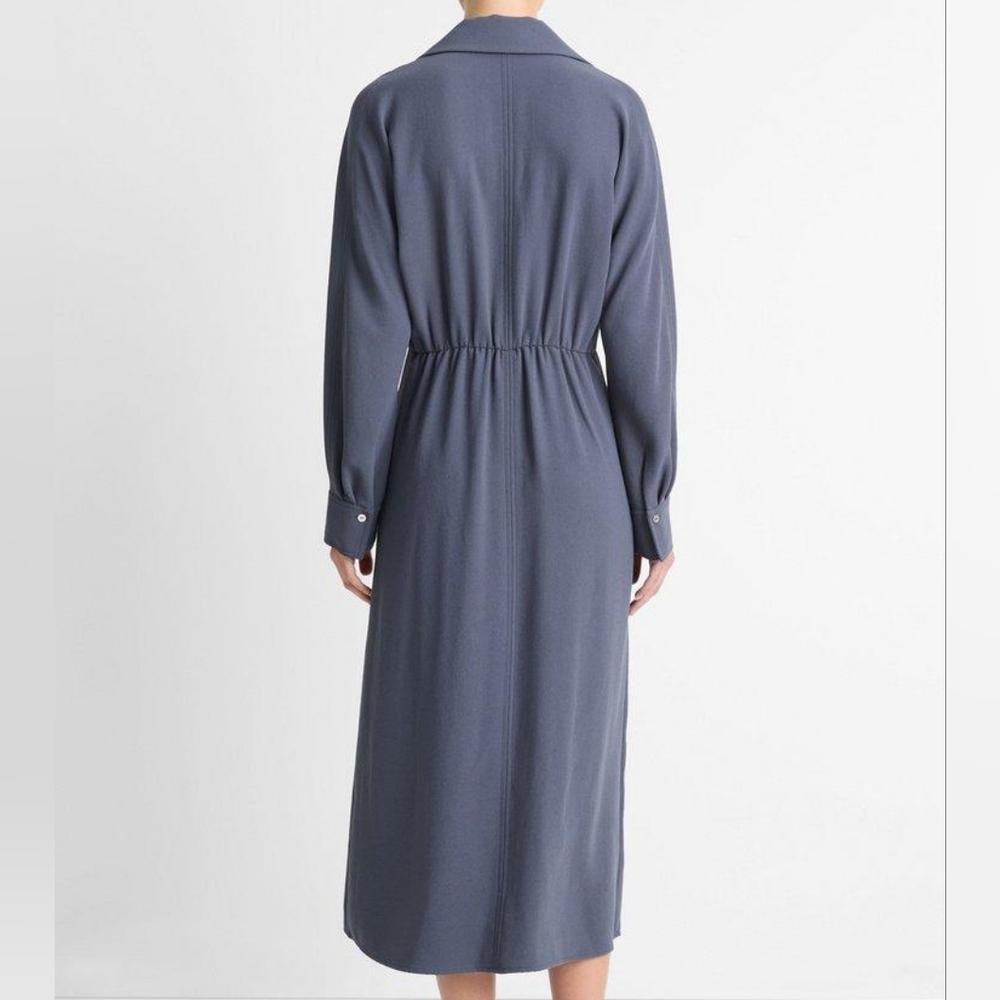 Vince. Shaped Collar Dolman-Sleeve Dress - Picture 3 of 11